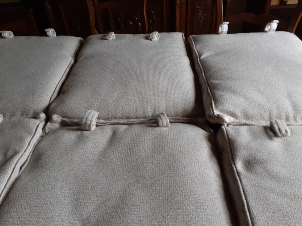 Coussins de chaises longues d'extérieur